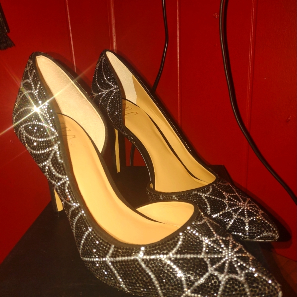 Rare spiderweb heels INC